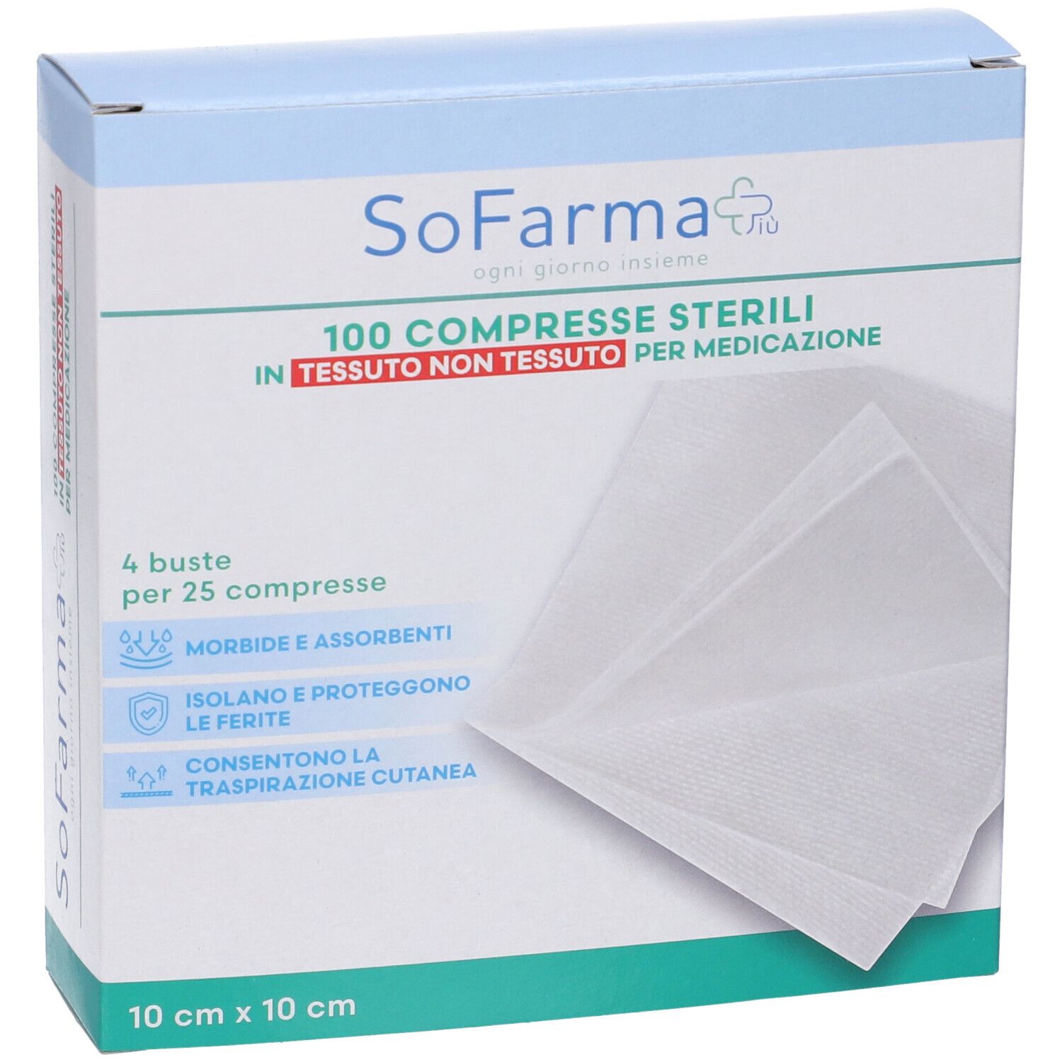 Sofarmapiu' Compressa In Tnt 10X10 Cm
