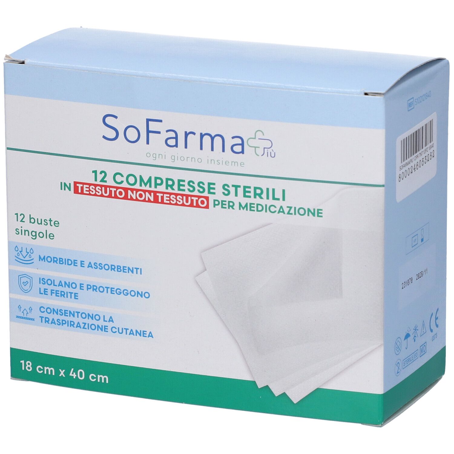 Sofarmapiu' Compressa In Tnt 18X40 Cm
