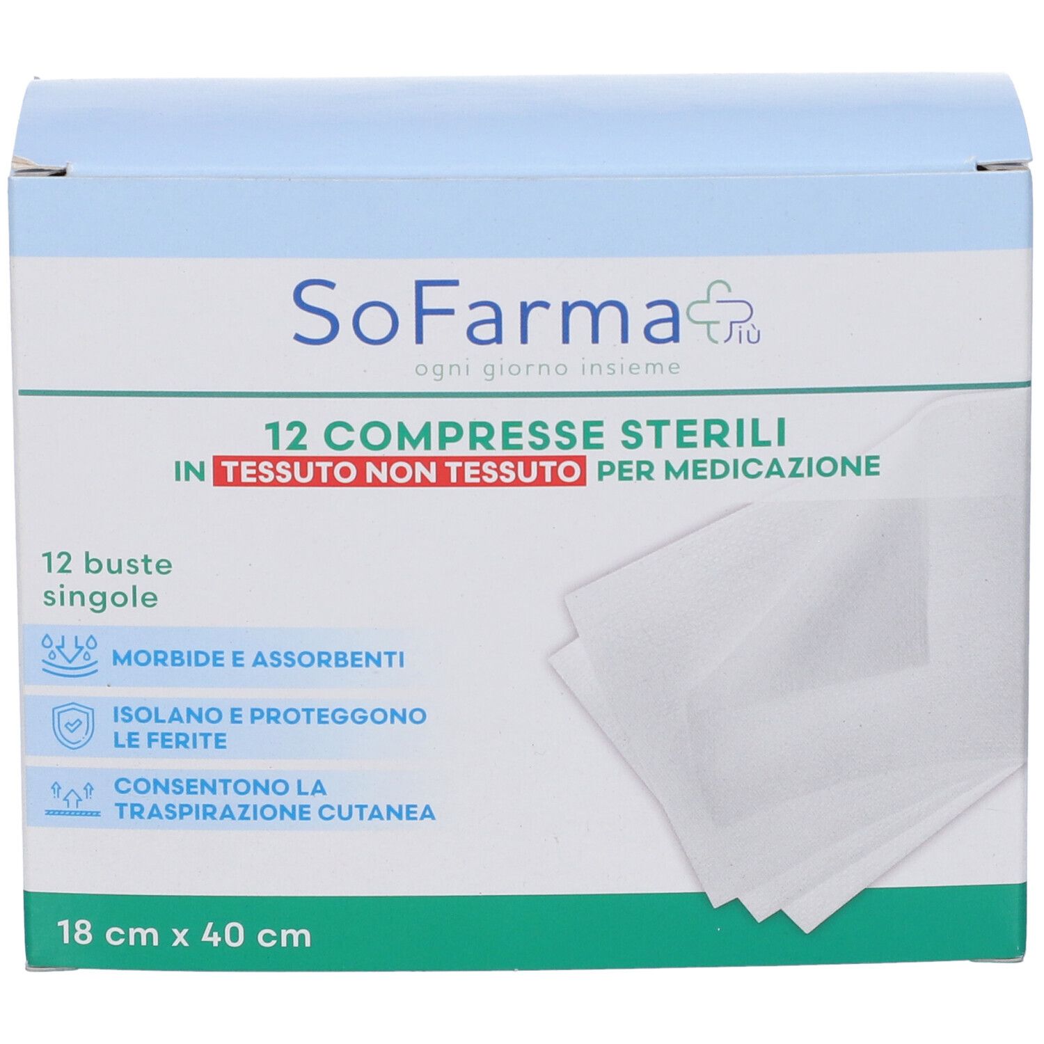 Sofarmapiu' Compressa In Tnt 18X40 Cm