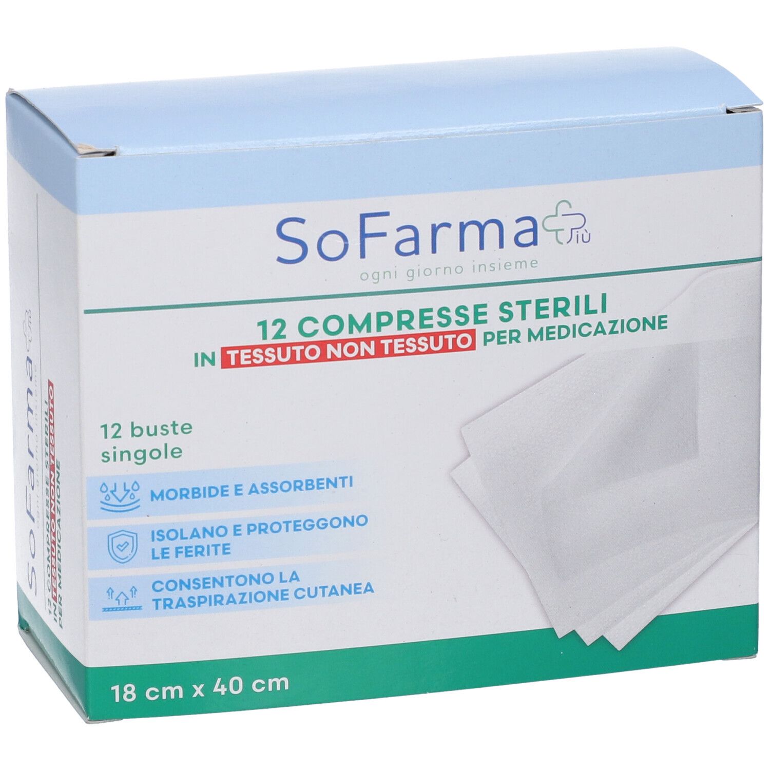 Sofarmapiu' Compressa In Tnt 18X40 Cm