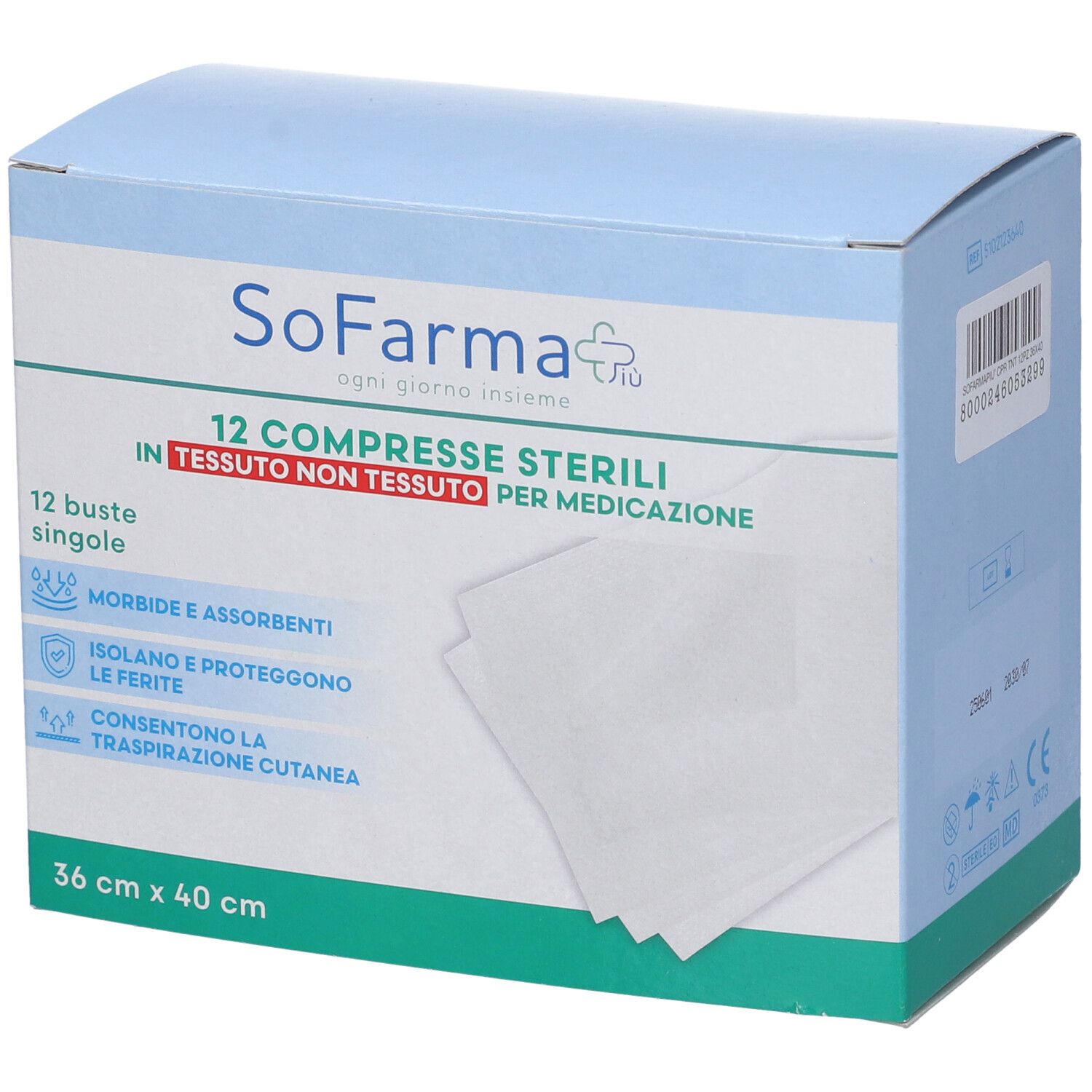 Sofarmapiù Garza TNT 36x40 cm