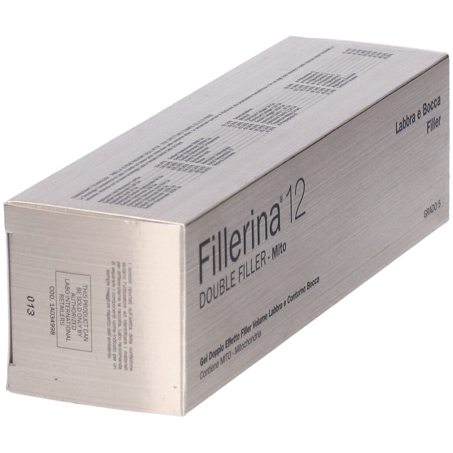 Fillerina 12 Double Filler Mito Labbra E Bocca Gel Base Grado 5 Dispenser Lip Massage Tip