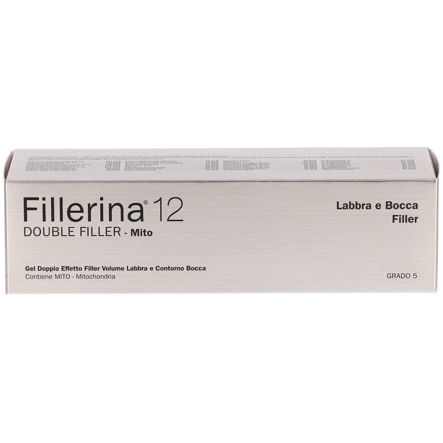 Fillerina 12 Double Filler Mito Labbra E Bocca Gel Base Grado 5 Dispenser Lip Massage Tip