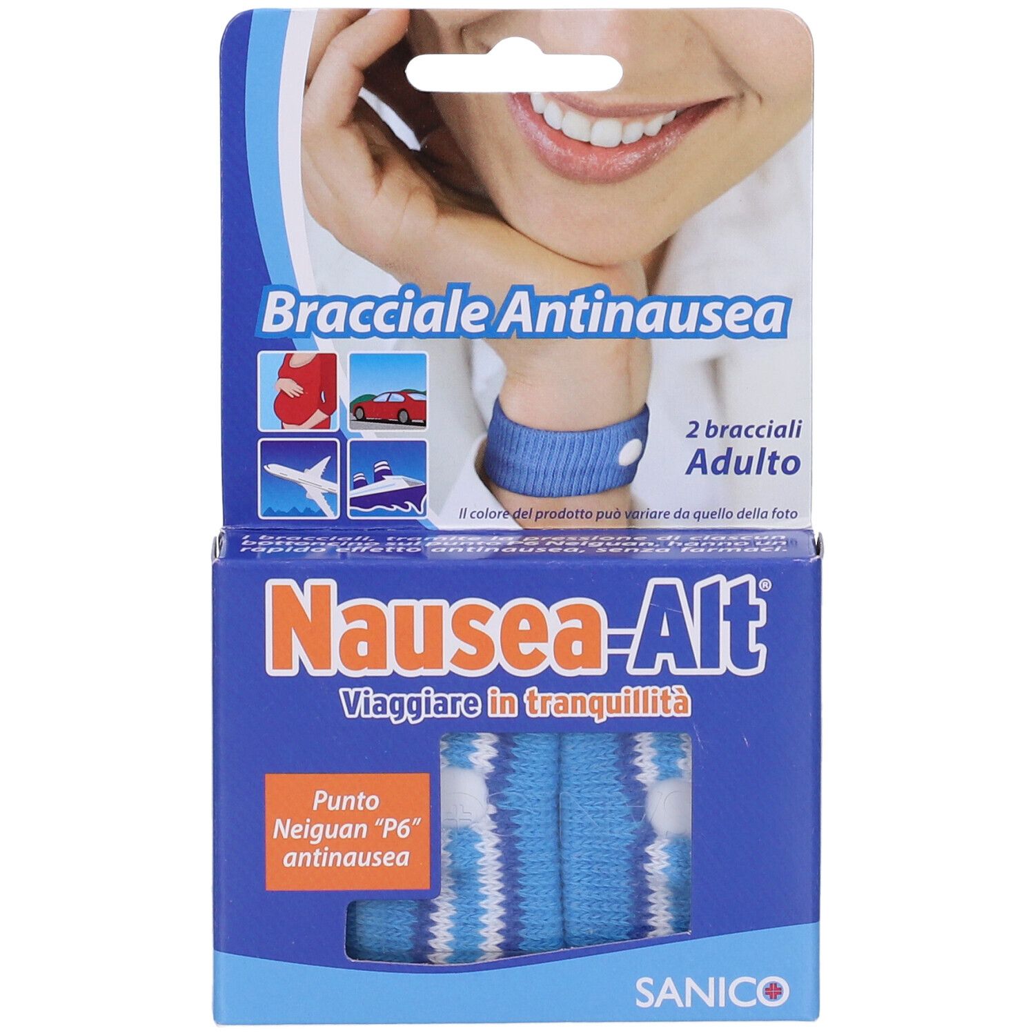 Bracciale Antinausea Adulto Nausea-Alt