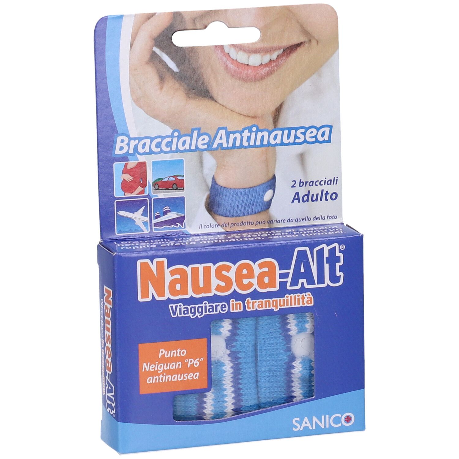 Bracciale Antinausea Adulto Nausea-Alt