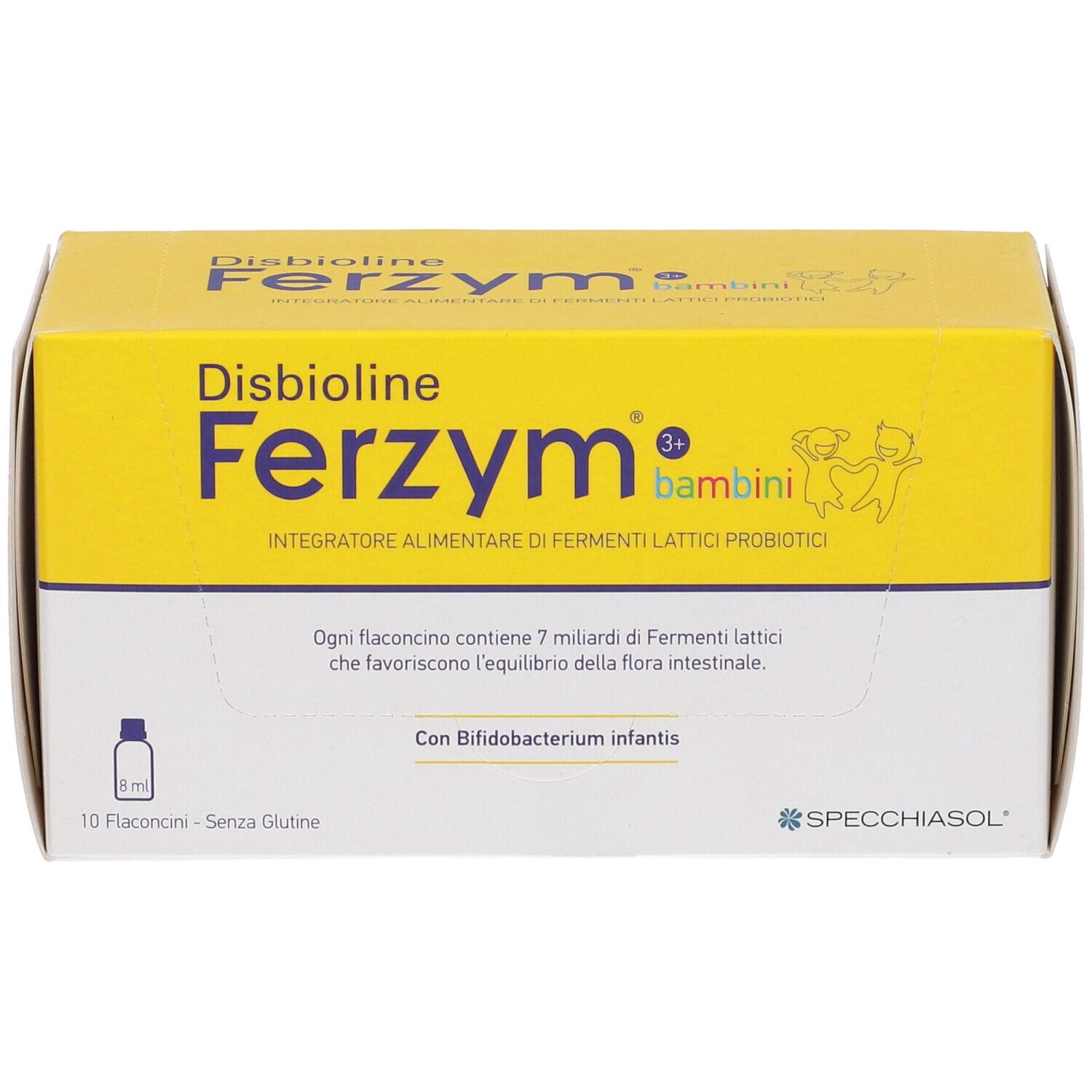 Disbioline Ferzym Bambini 10 Flaconcini Da 8 Ml