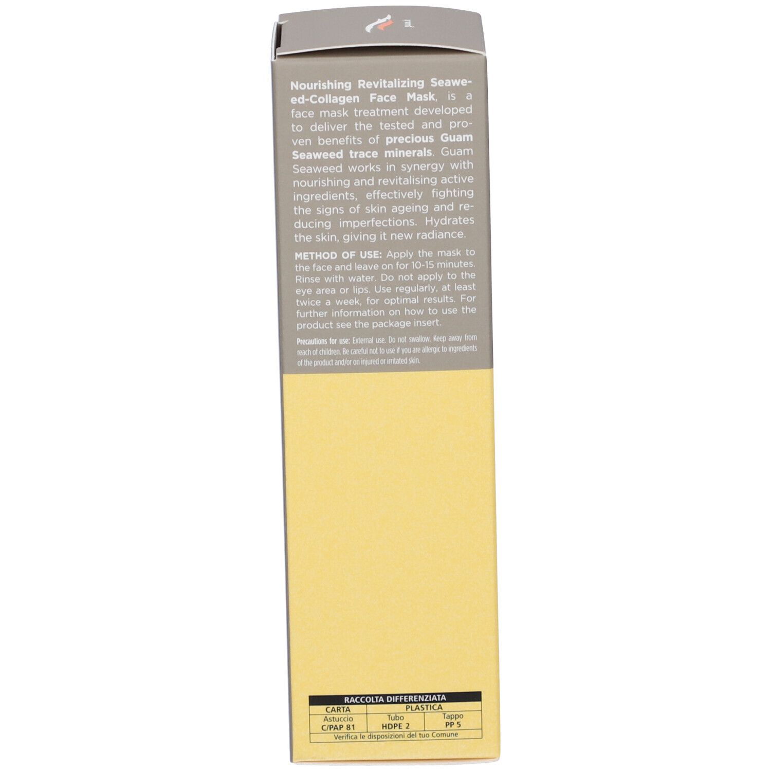 Guam Maschera Viso AlgaCollagen Nutriente Rivitalizzante