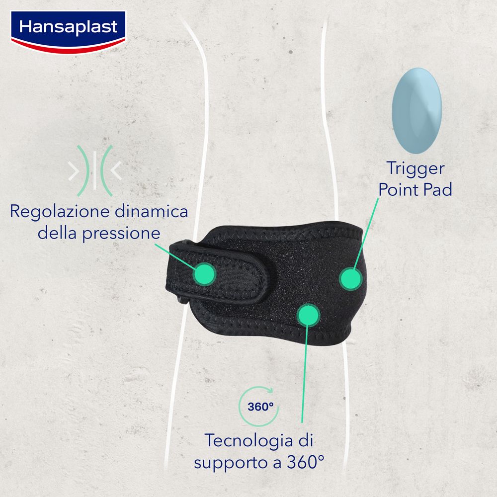 Hansaplast Sport Supporto Gomito del Tennista, Tutore epicondilite gomito protettivo, 1 pezzo - risparmia il 10% con il codice: NI10