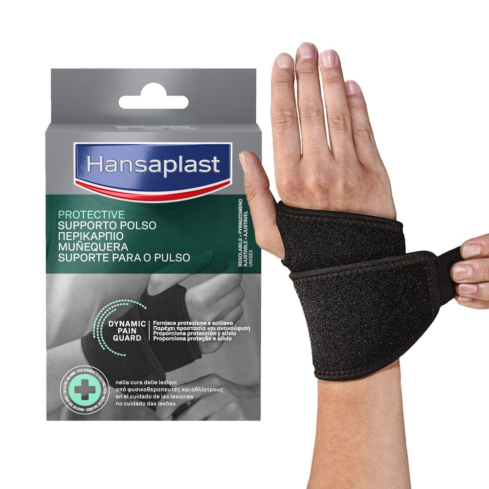 Hansaplast Sport Supporto Polso, Polsiera ortopedica per protezione e sollievo dal dolore, 1 pezzo - risparmia il 10% con il codice: NI10