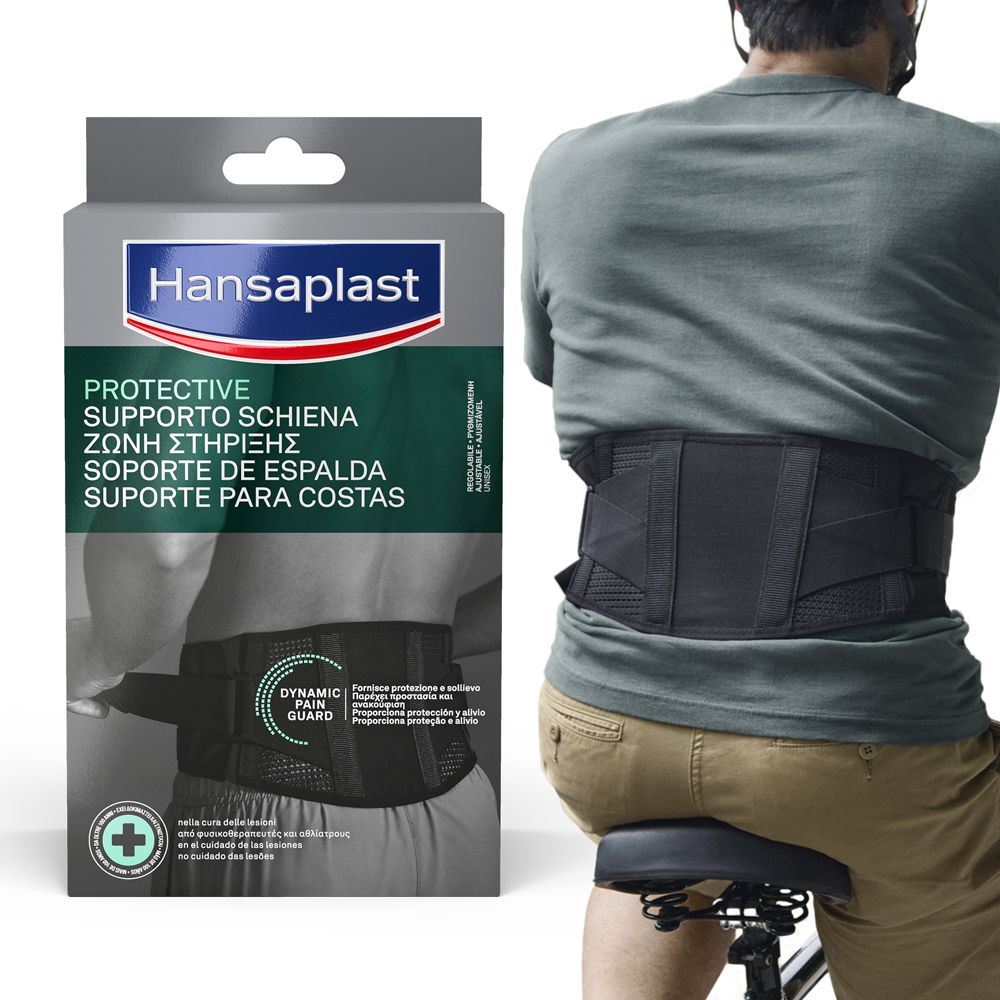 Hansaplast Sport Supporto Schiena, Fascia lombare supporto schiena protettiva, 1 pezzo - risparmia il 10% con il codice: NI10