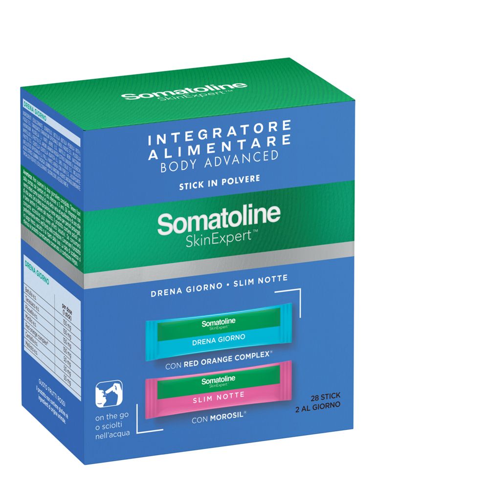 Somatoline SkinExpert Body Advanced Stick Drena Giorno + Stick Slim Notte