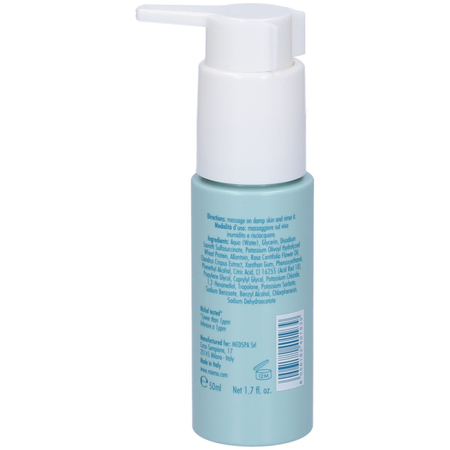 Miamo Gentle Rose Gel Detergente Viso Formato Travel Size