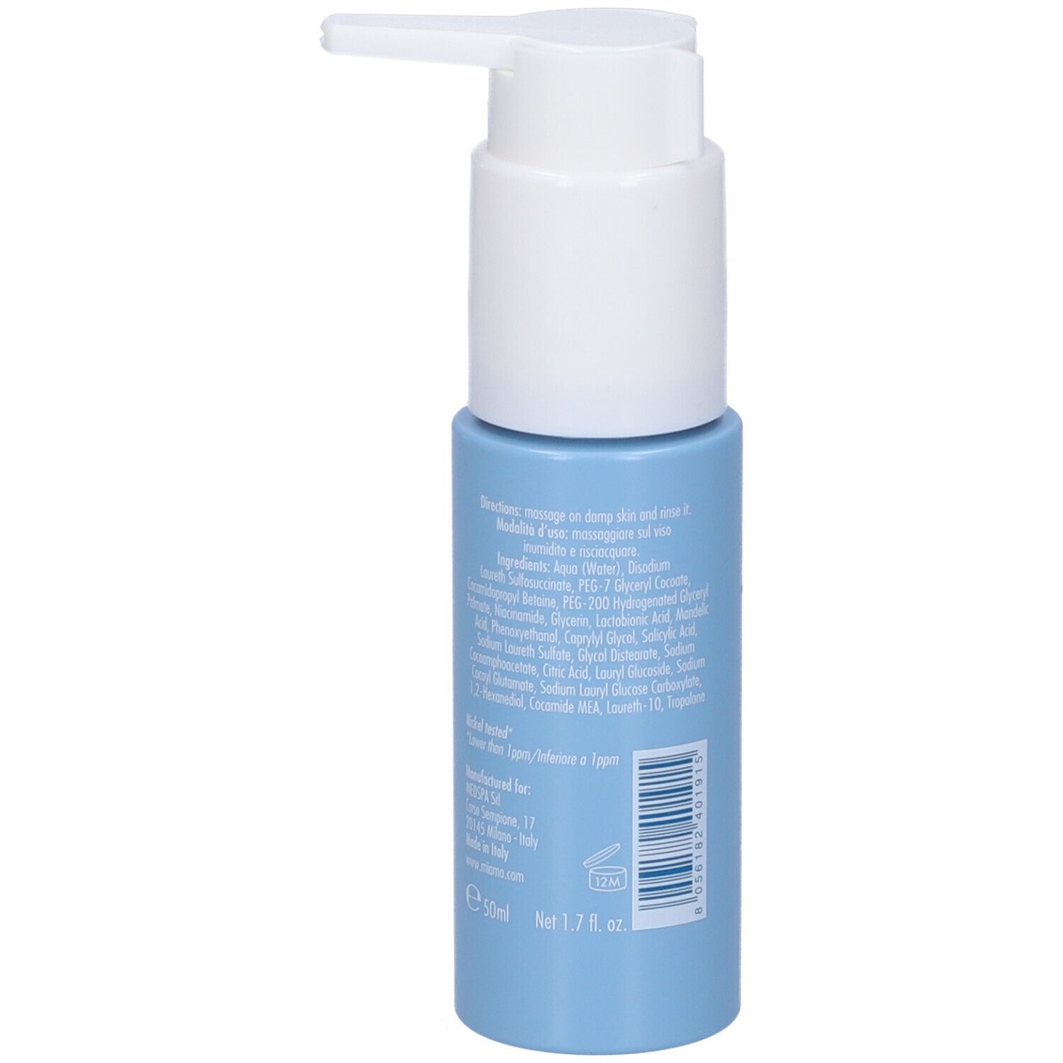 Miamo AHA/BHA Gel Detergente Purificante Sebo Normalizzante