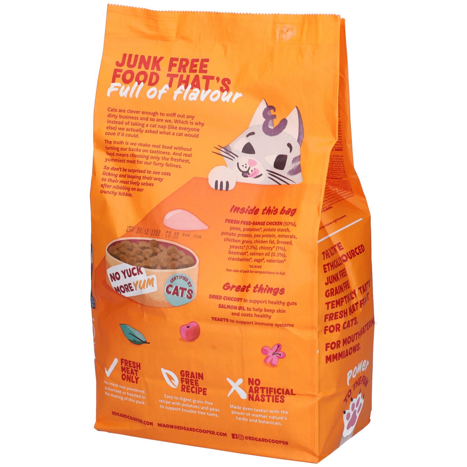 Edgard Cooper Pollo Fresco Gatti Adulti