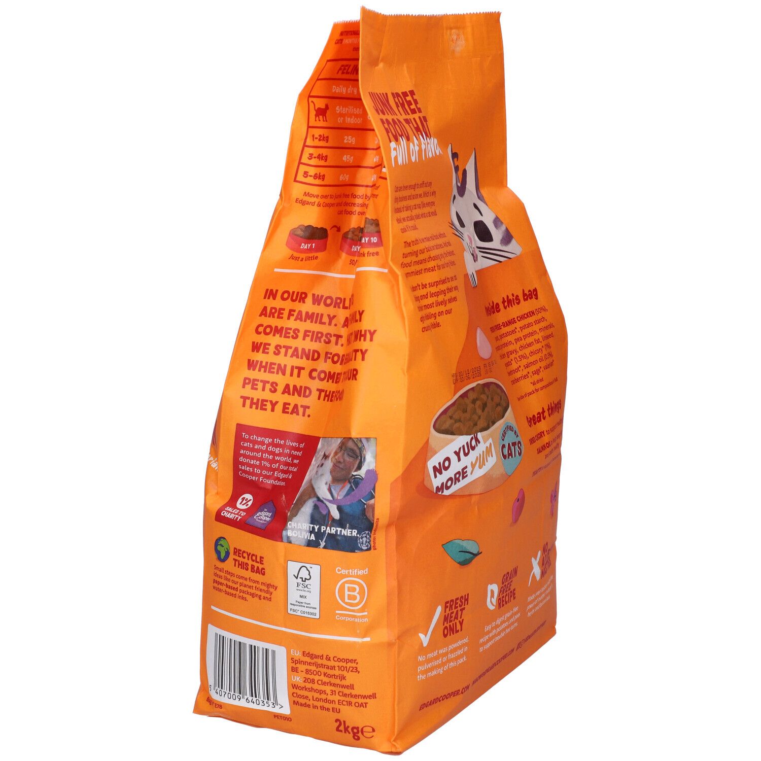 Edgard Cooper Pollo Fresco Gatti Adulti