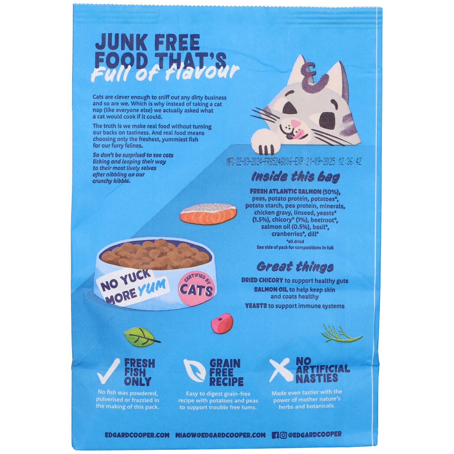 Edgard&Cooper Cat Export Dry Salmon
