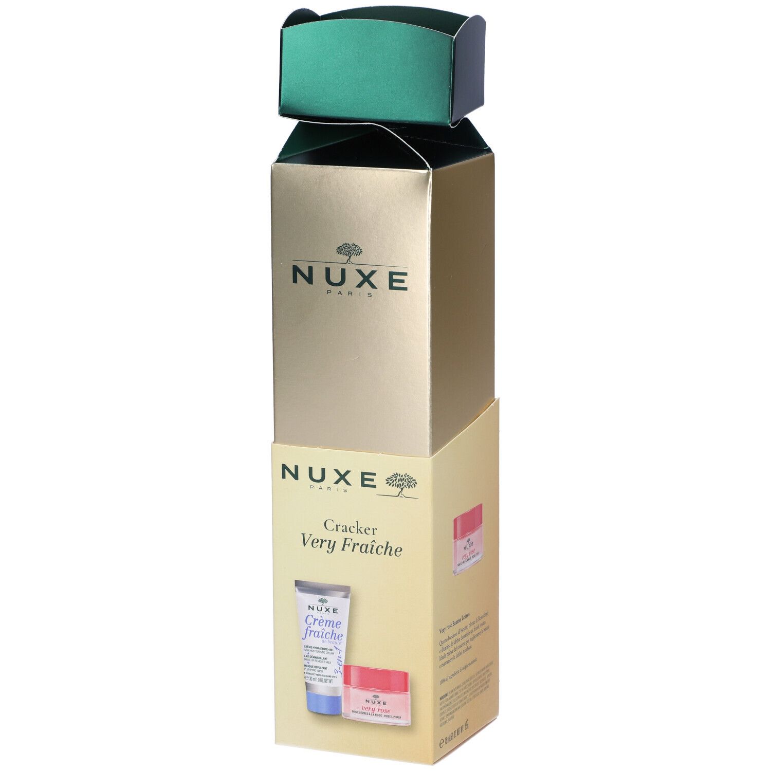 Nuxe Box Cracker Very Fraiche Crema Fresca + Balsamo Idratante Labbra