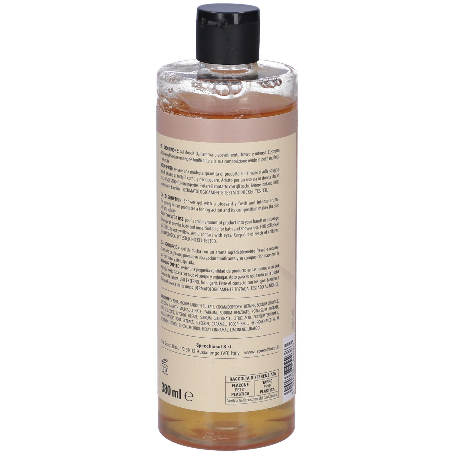 Tricomnia Gel Doccia Emolliente Tonificante 380 Ml