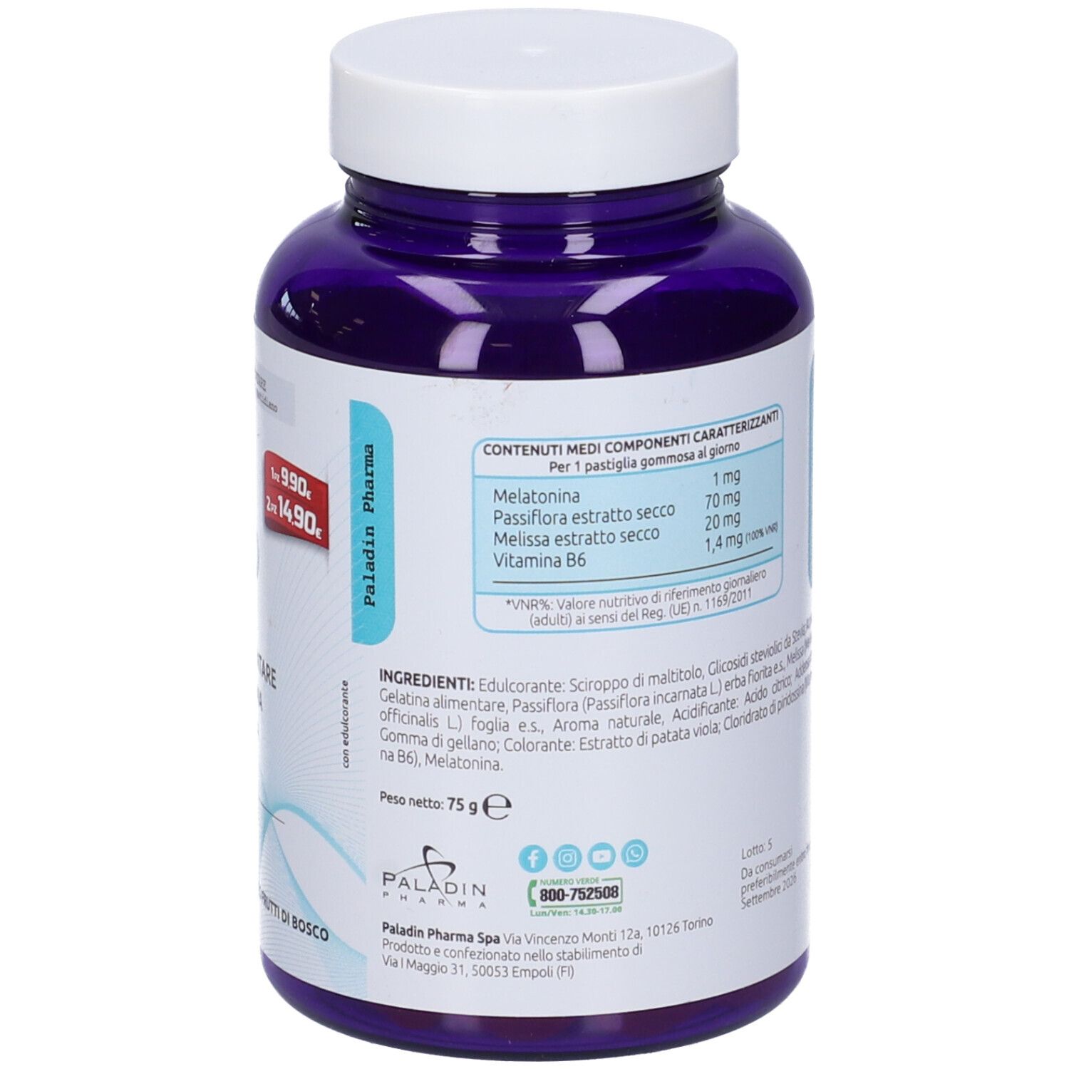 Paladin Pharma Sonno Sereno