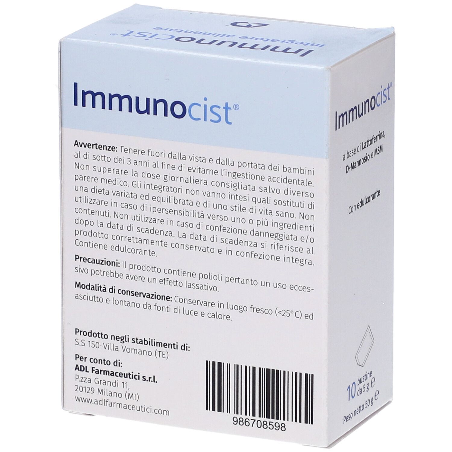Immunocist 10 Bustine