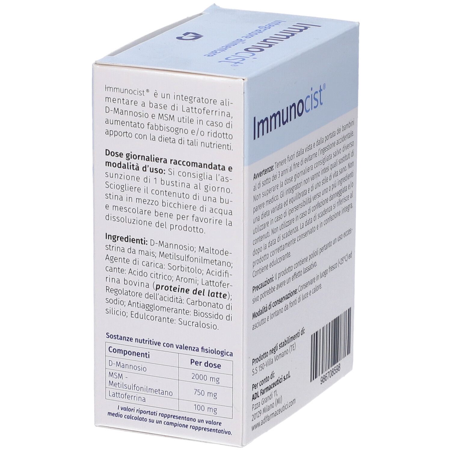 Immunocist 10 Bustine