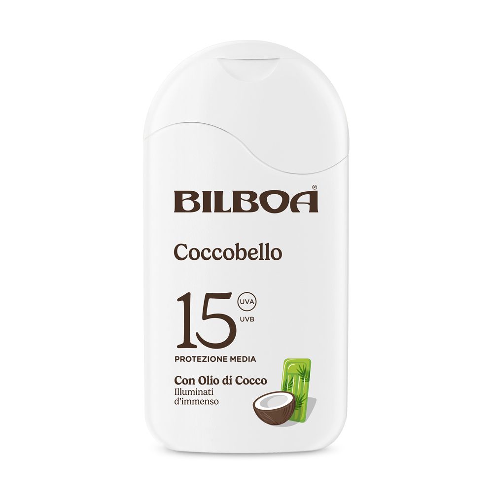 Bilboa Coccobello  Latte Solare SPF 15 con olio di cocco
