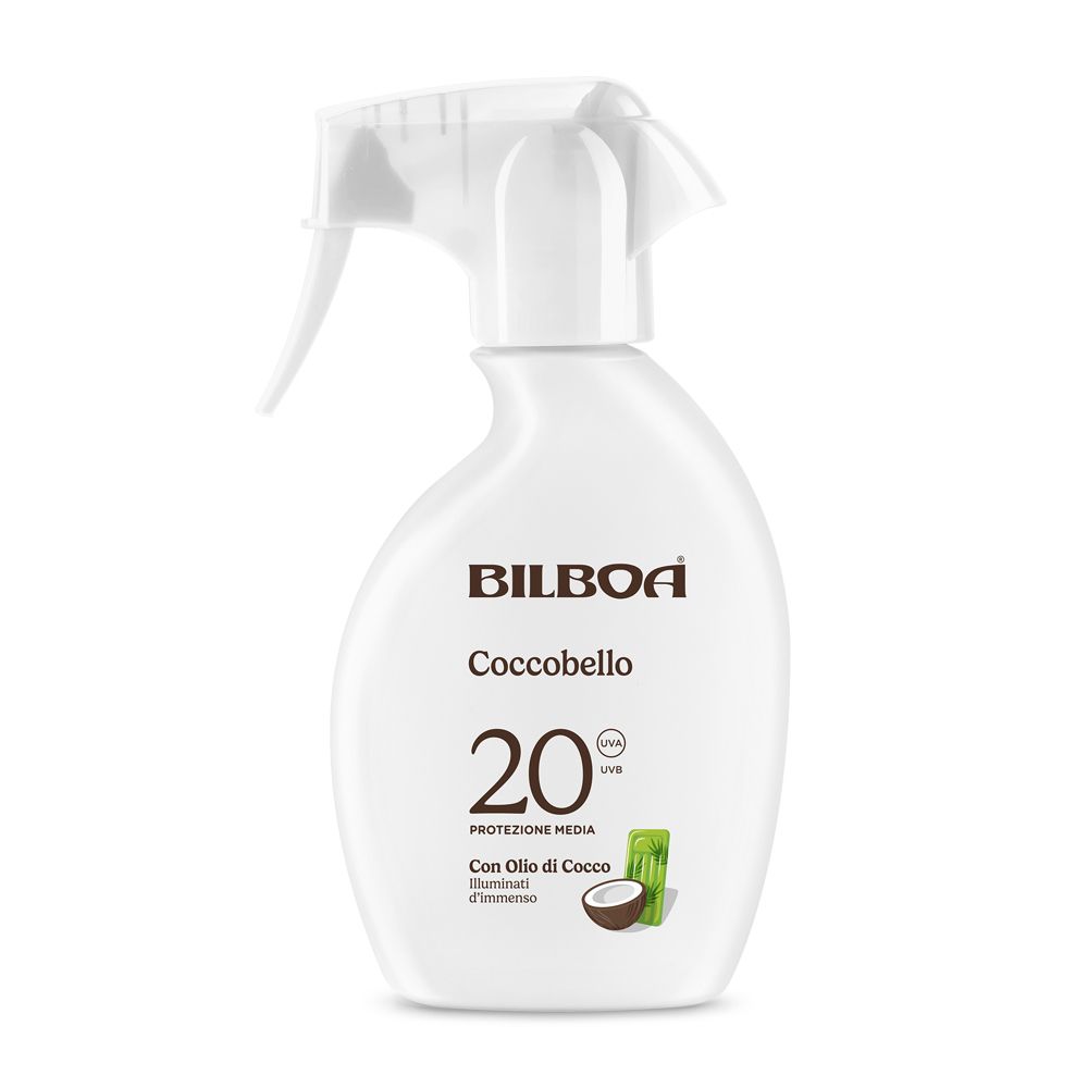 Bilboa Coccobello Crema Solare Trigger SPF 20 con olio di cocco