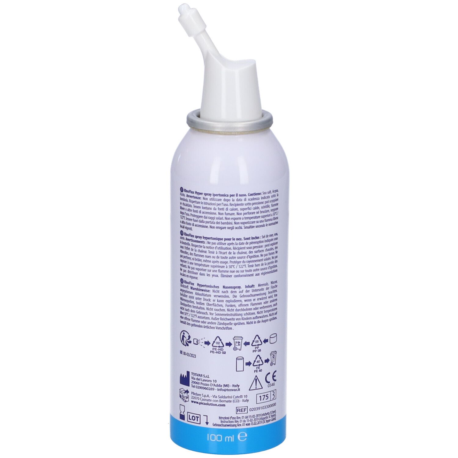 Pic Rinoflux Hyper Spray Soluzione Ipertonica Spray