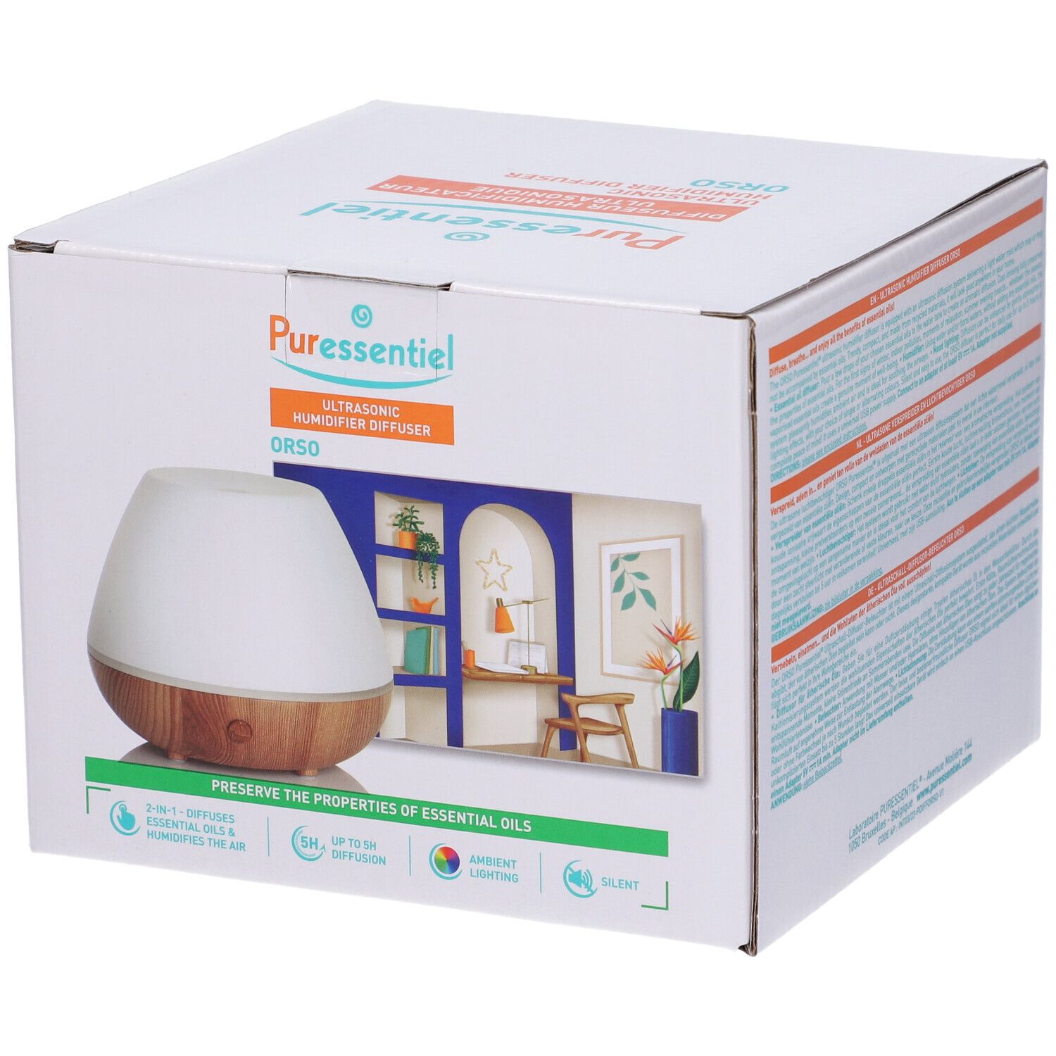 Puressentiel Diffusore Umidificatore a Ultrasuoni Orso
