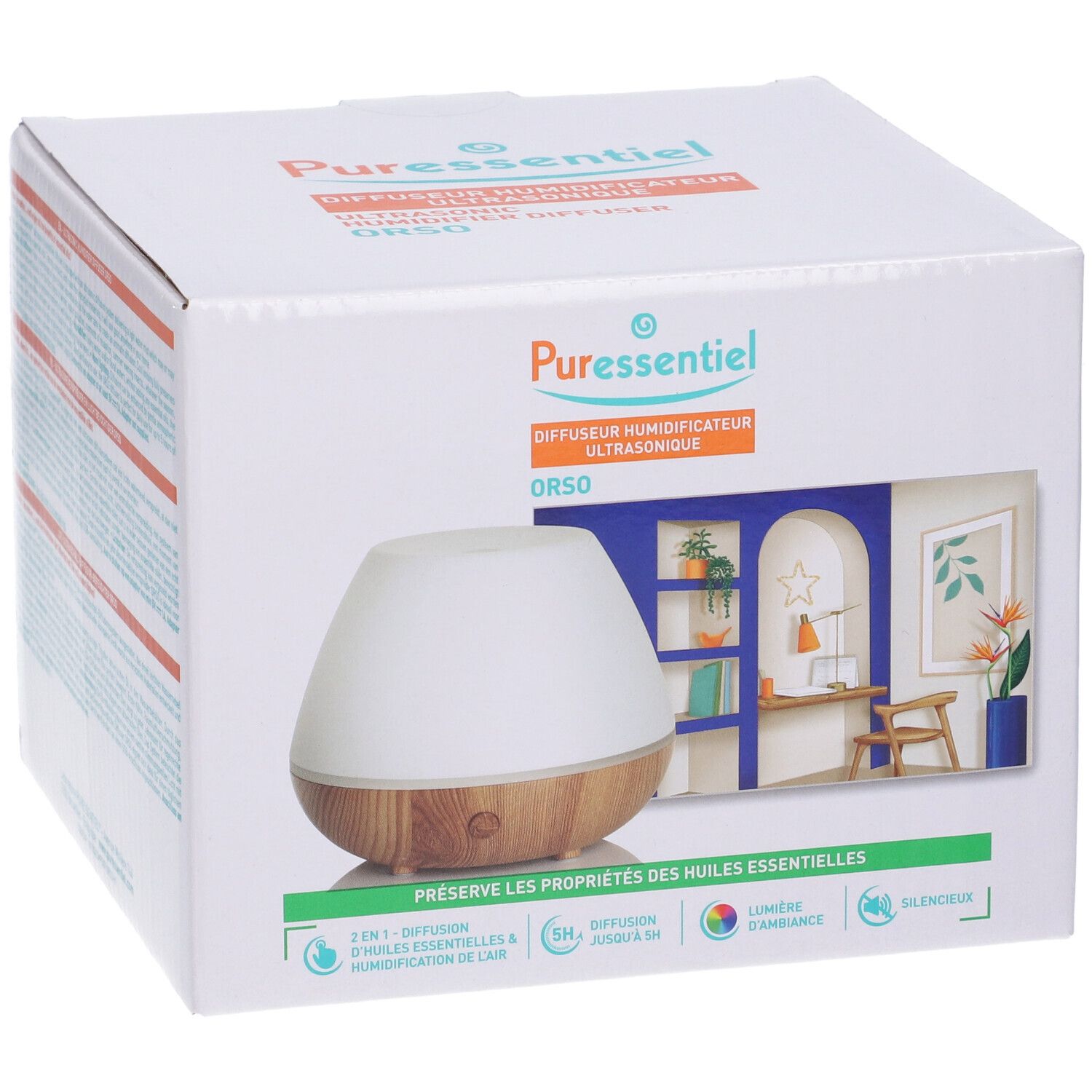 Puressentiel Diffusore Umidificatore a Ultrasuoni Orso