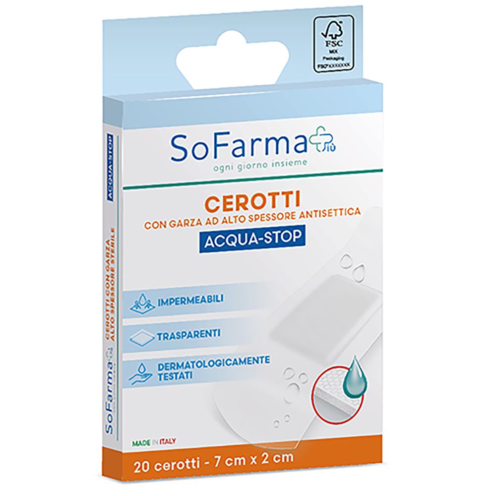 Sofarmapiu' Cerotto Acquastop 7X2 Cm