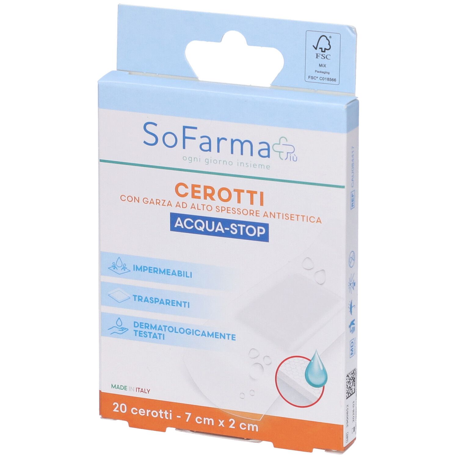 Sofarmapiu' Cerotto Acquastop 7X2 Cm