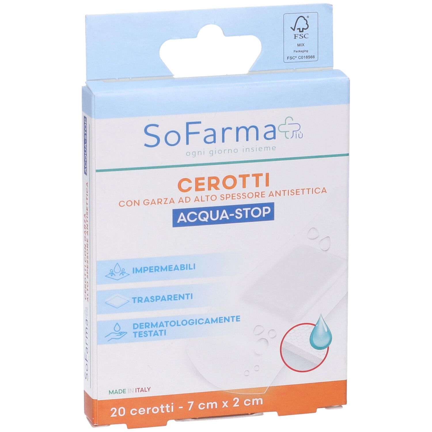 Sofarmapiu' Cerotto Acquastop 7X2 Cm