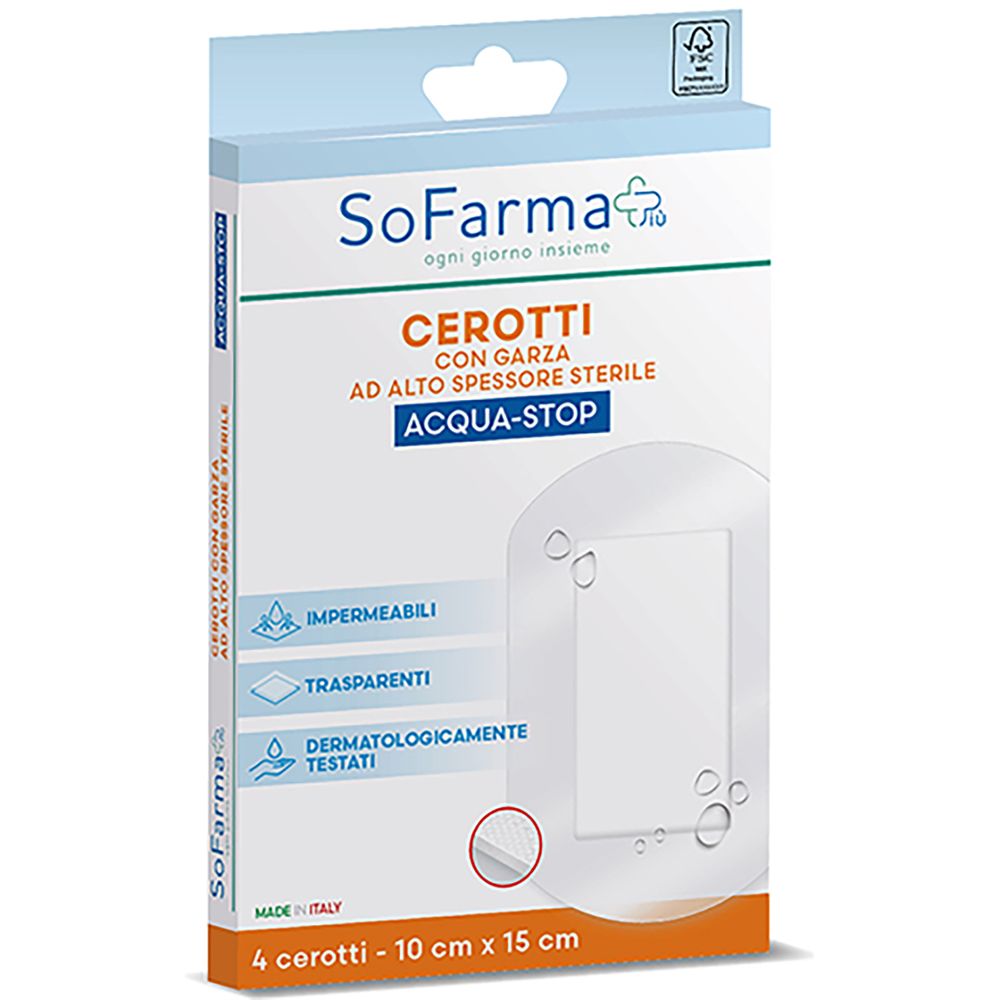 Sofarmapiu' Cerotto Acquastop 10X15 Cm