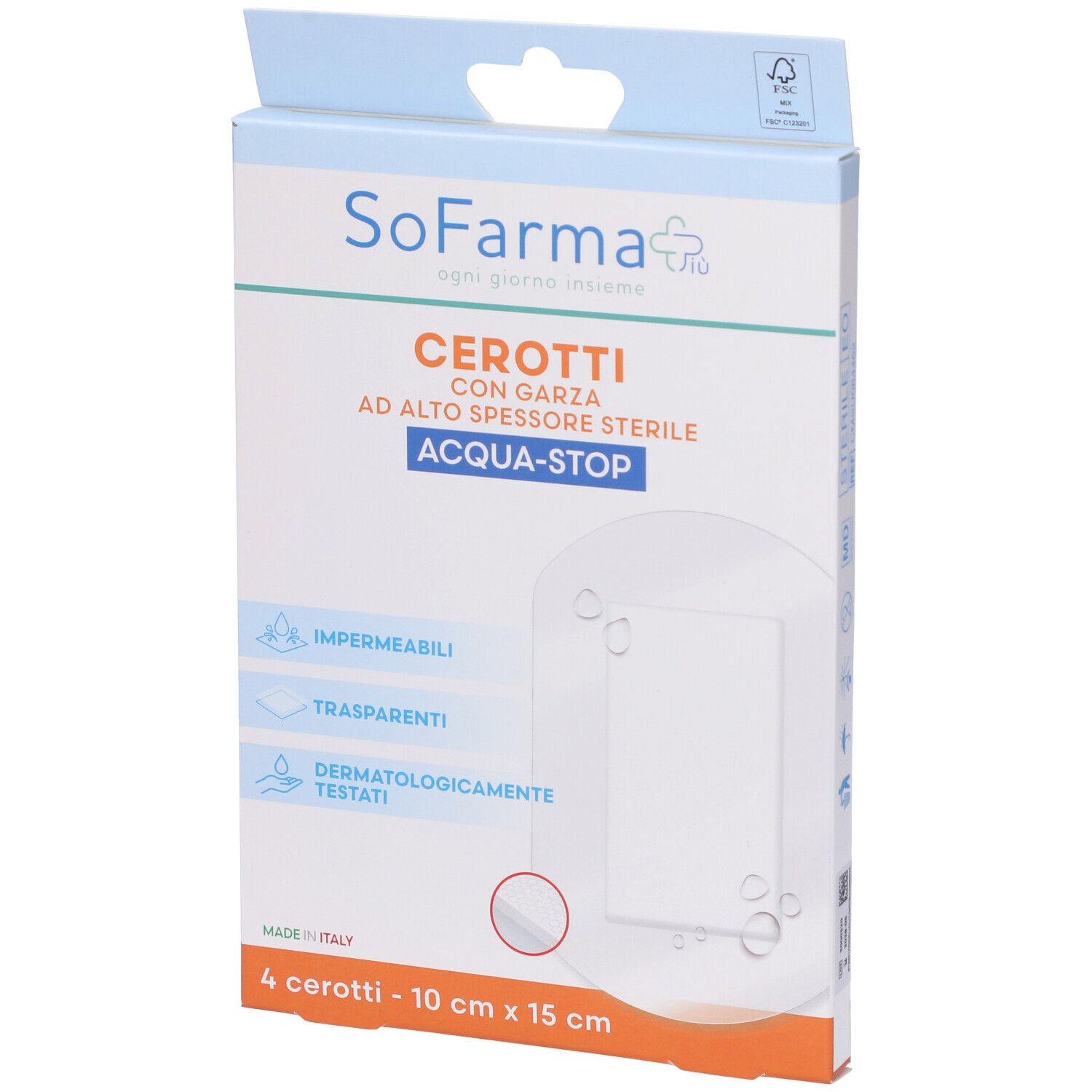 Sofarmapiu' Cerotto Acquastop 10X15 Cm