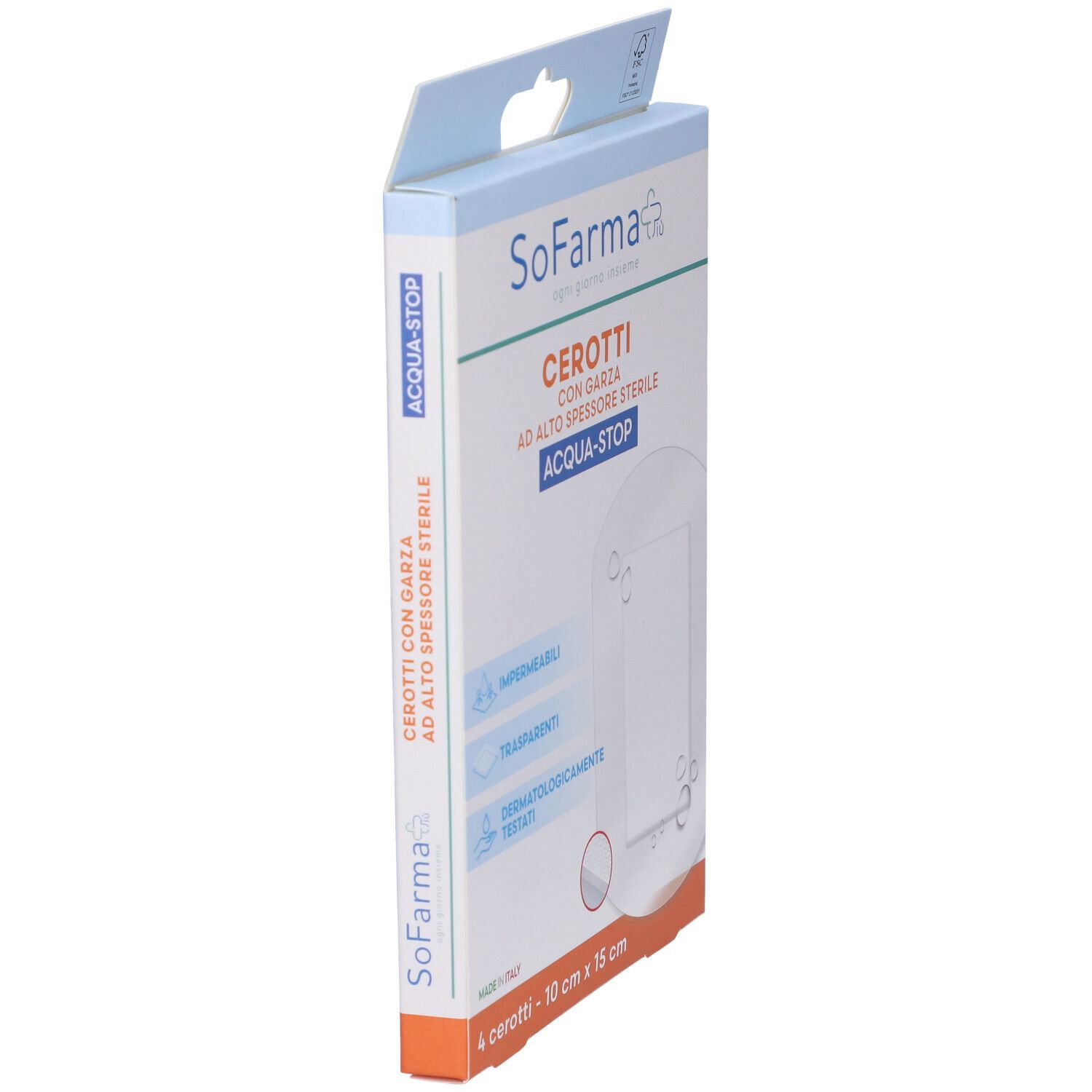 Sofarmapiu' Cerotto Acquastop 10X15 Cm