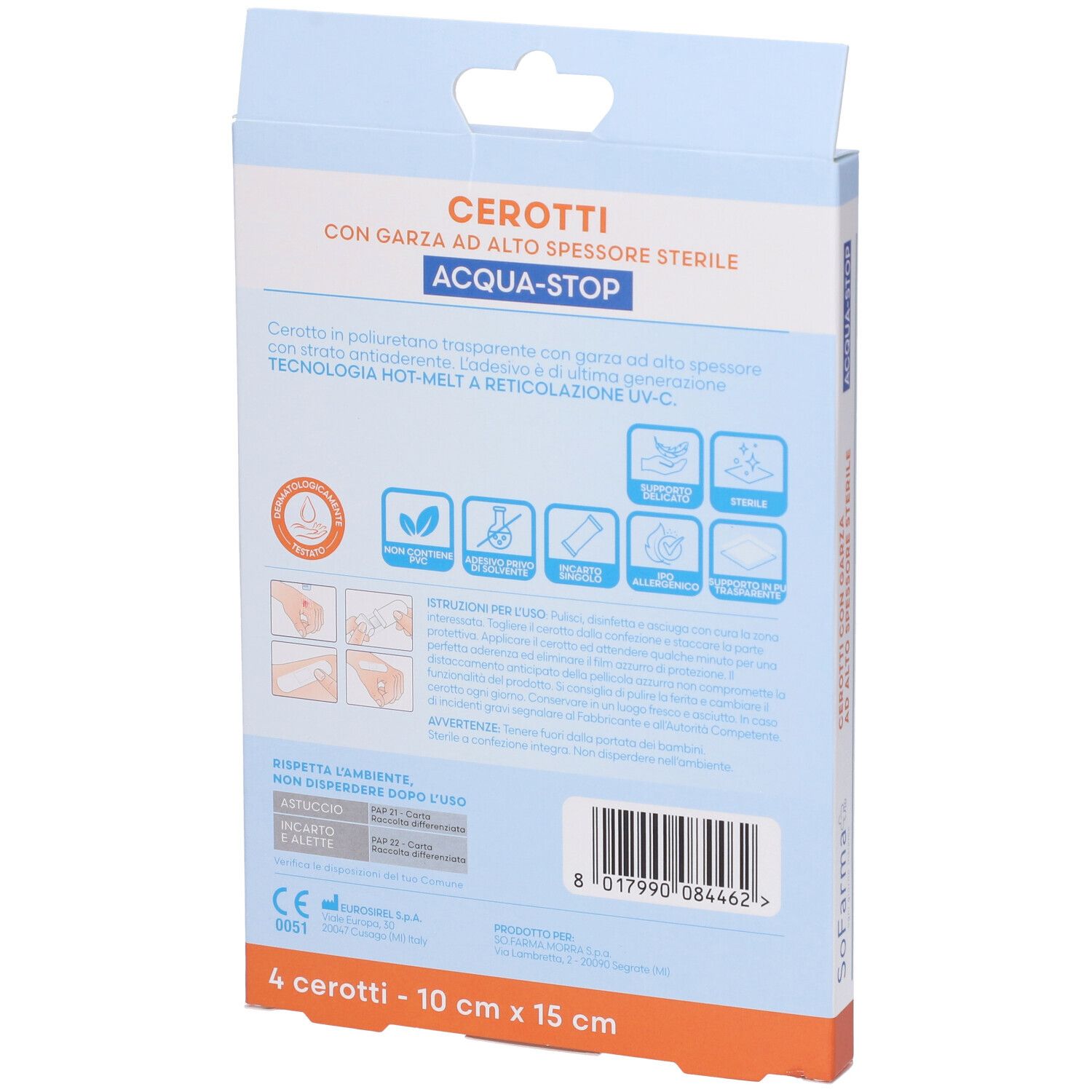 Sofarmapiu' Cerotto Acquastop 10X15 Cm