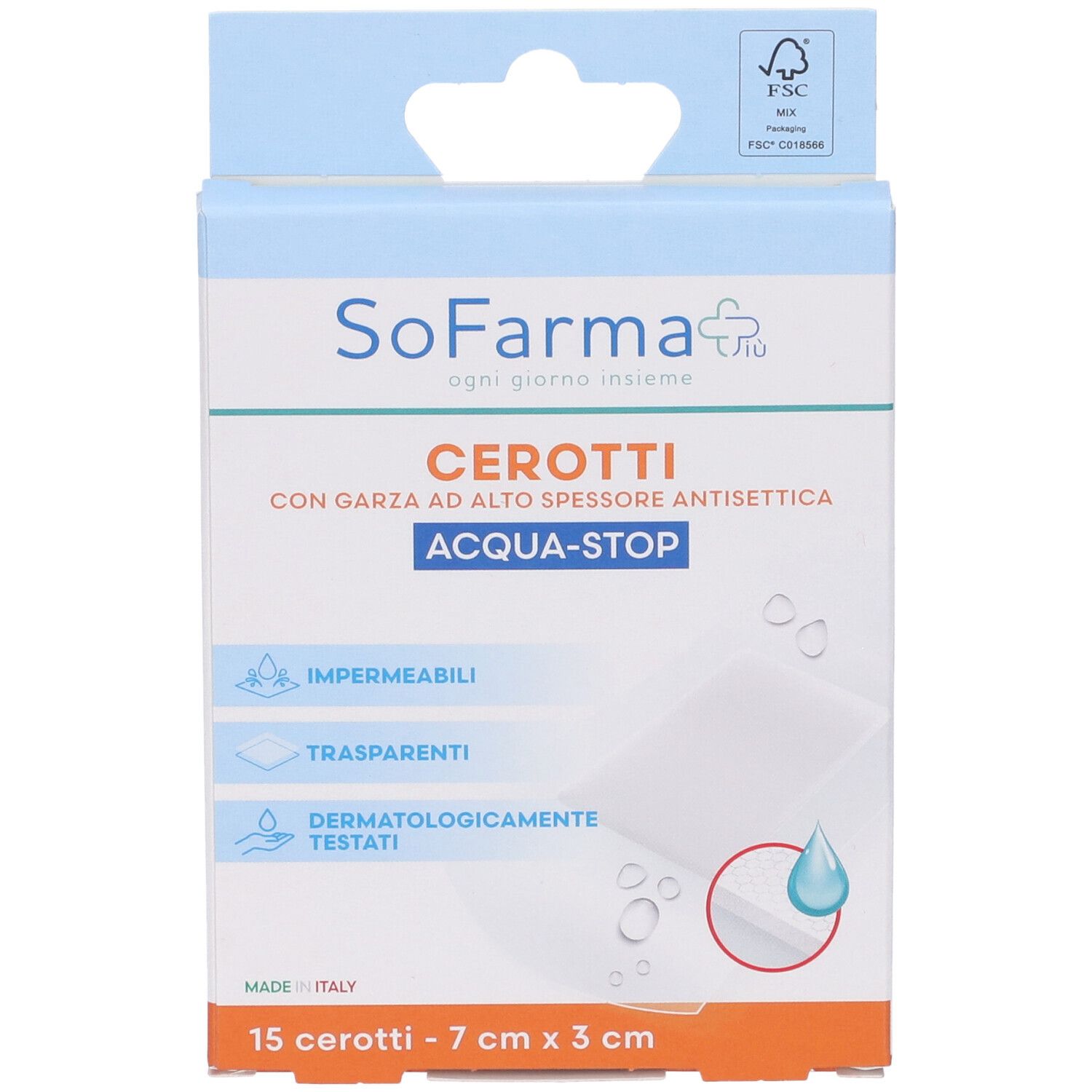 Sofarmapiu' Cerotto Acquastop 7X3 Cm