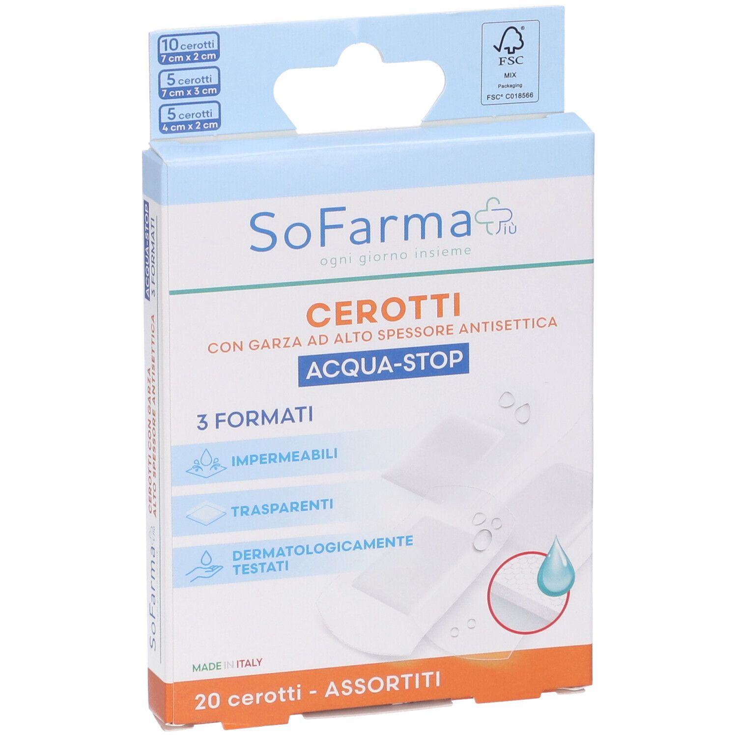 Sofarmapiu' Cerotto Acquastop Assortiti