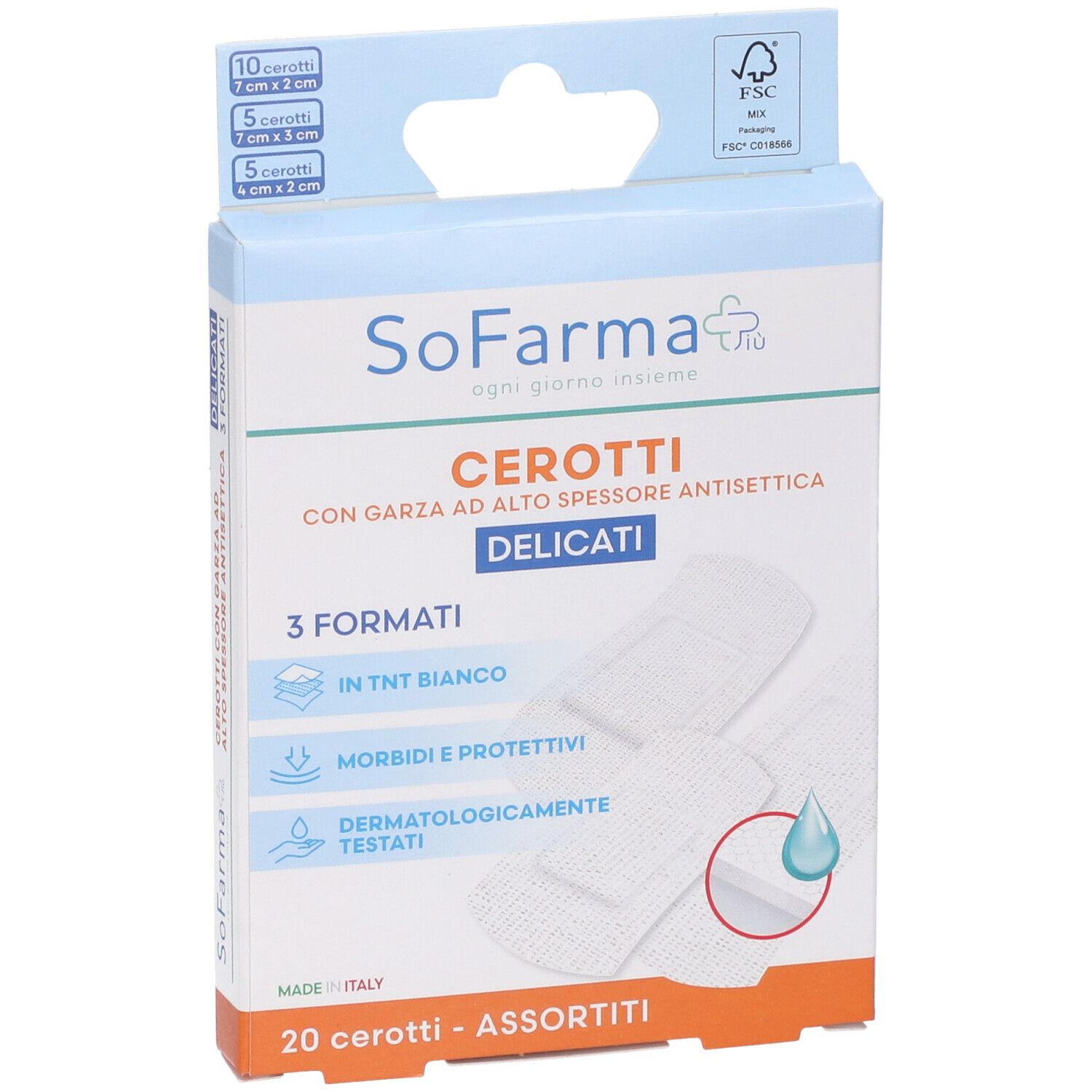 Sofarmapiu' Cerotto Delicato Assortiti