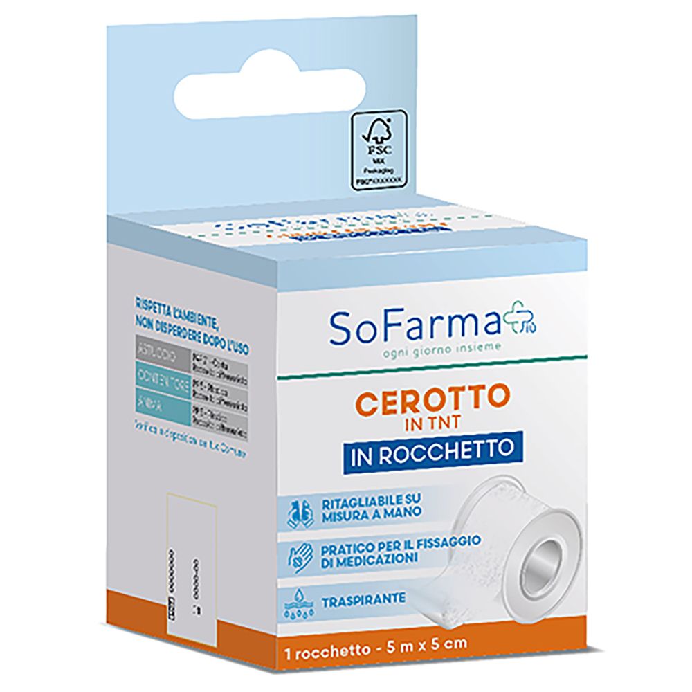 Sofarmapiu' Rocchetto Tessuto Non Tessuto M 5X5 Cm