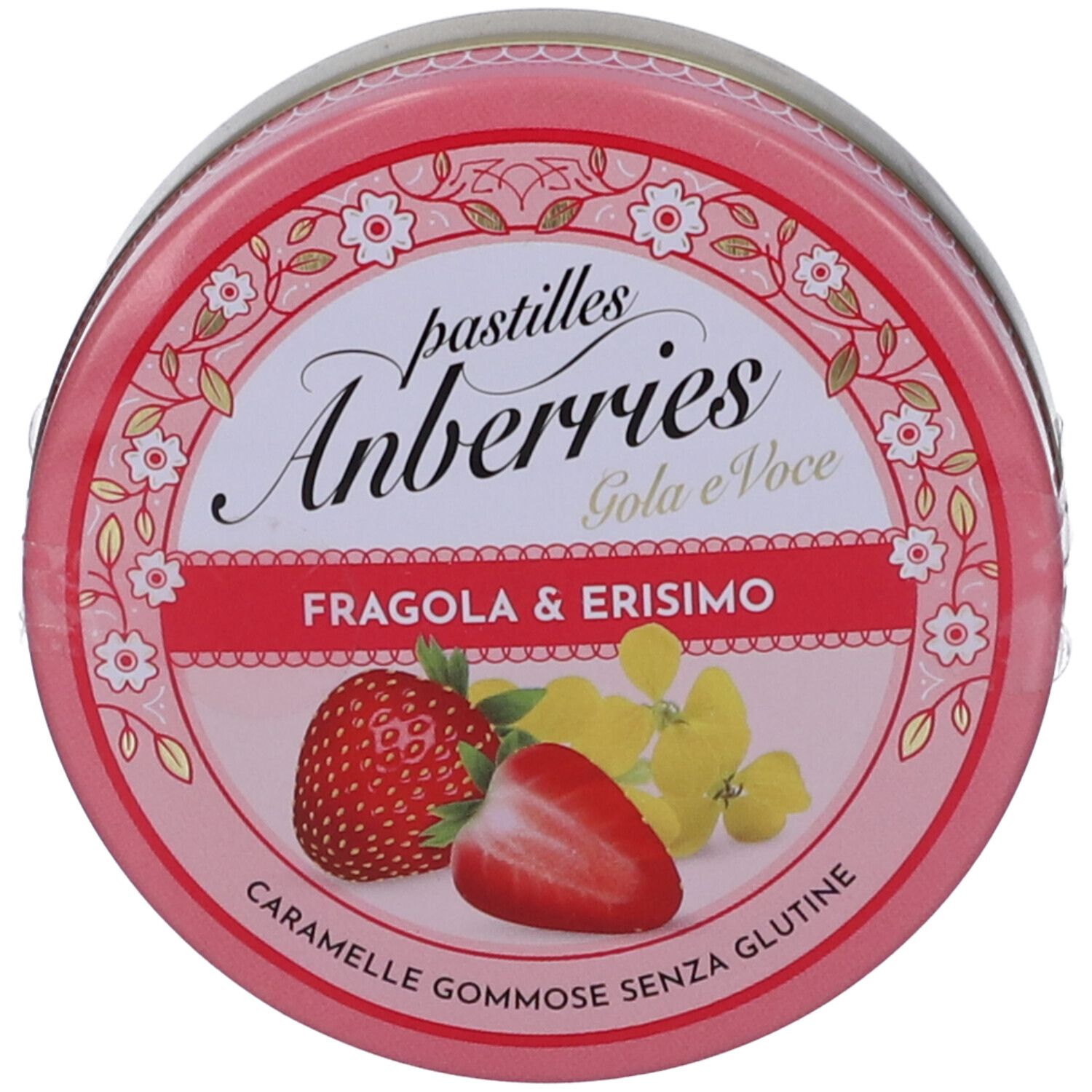 Anberries Pastiglie Fragola&Erisimo