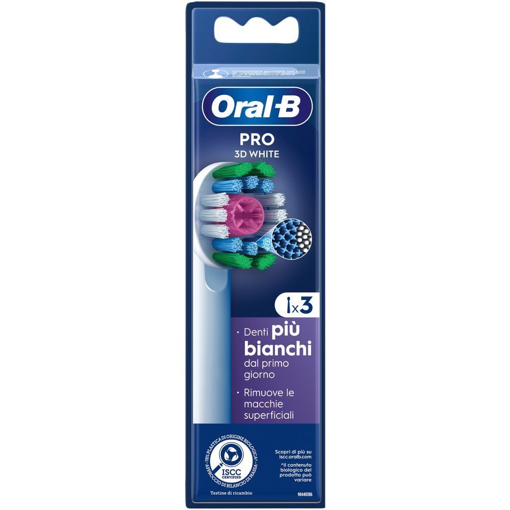 Oral-B Pro 3D White Testine di Ricambio