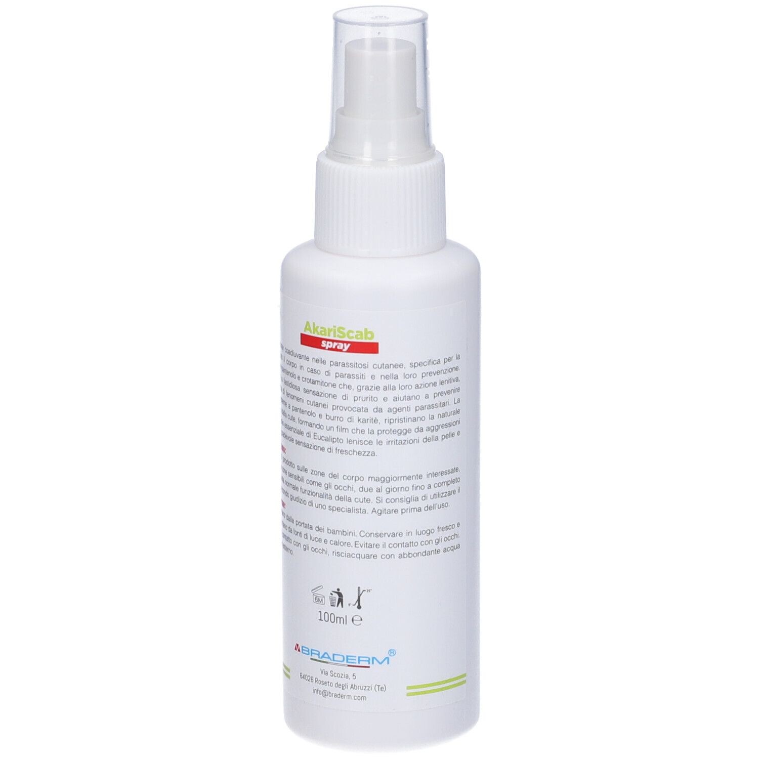 Akariscab Spray 100 Ml Braderm