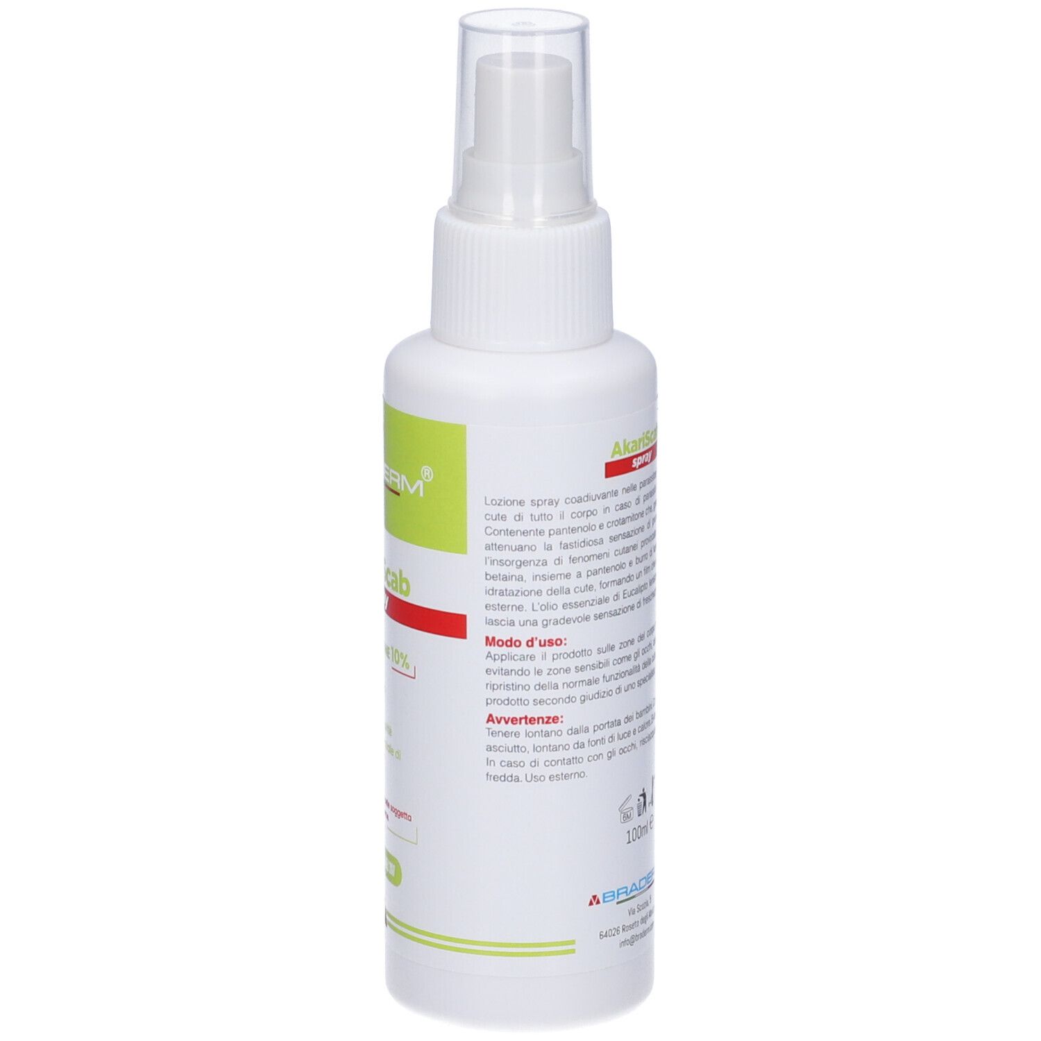 Akariscab Spray 100 Ml Braderm
