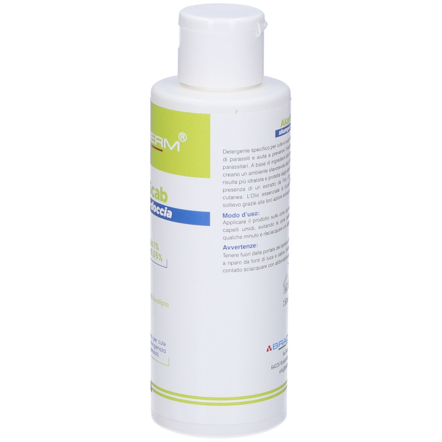 Akariscab Shampoo Doccia 150 Ml Braderm