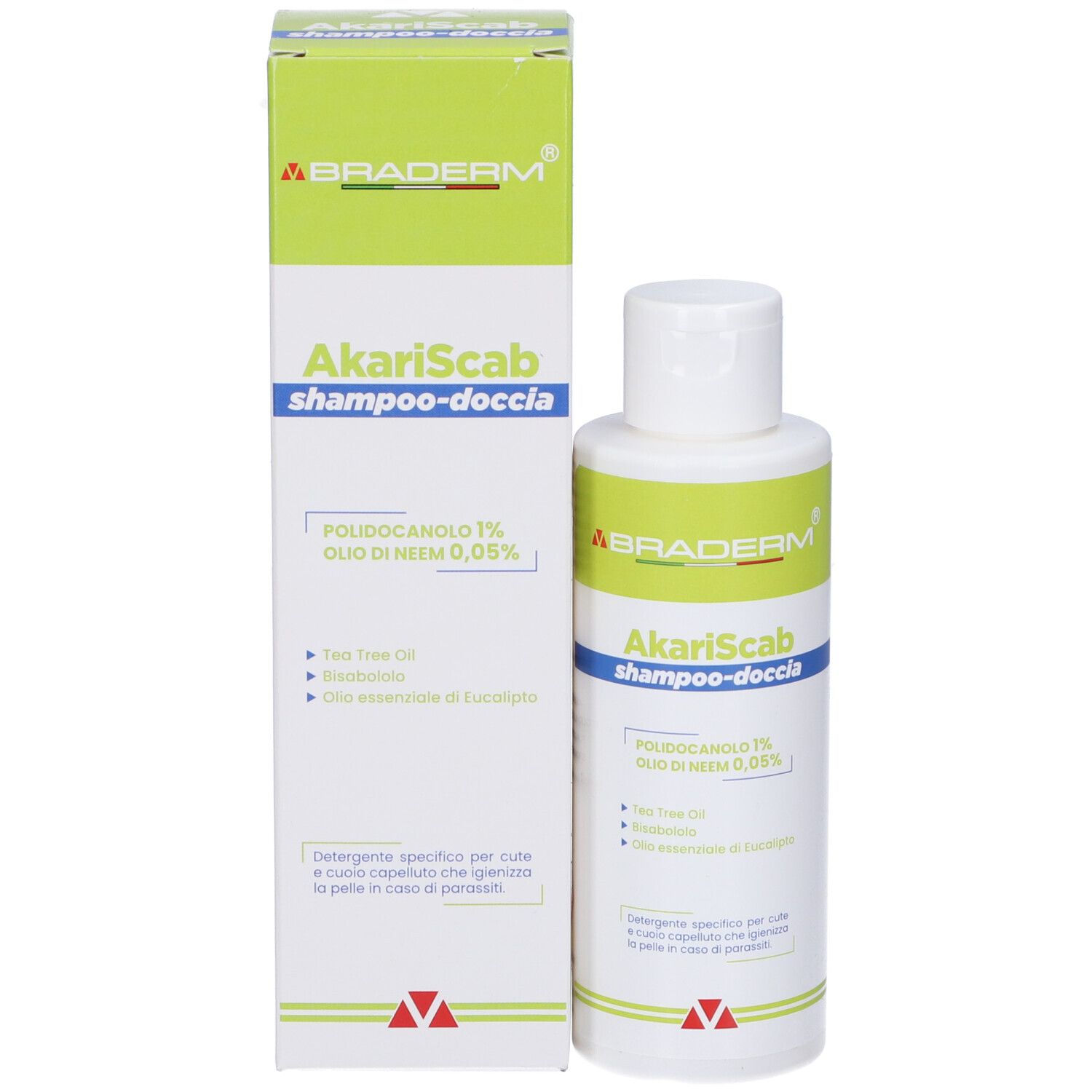 Akariscab Shampoo Doccia 150 Ml Braderm