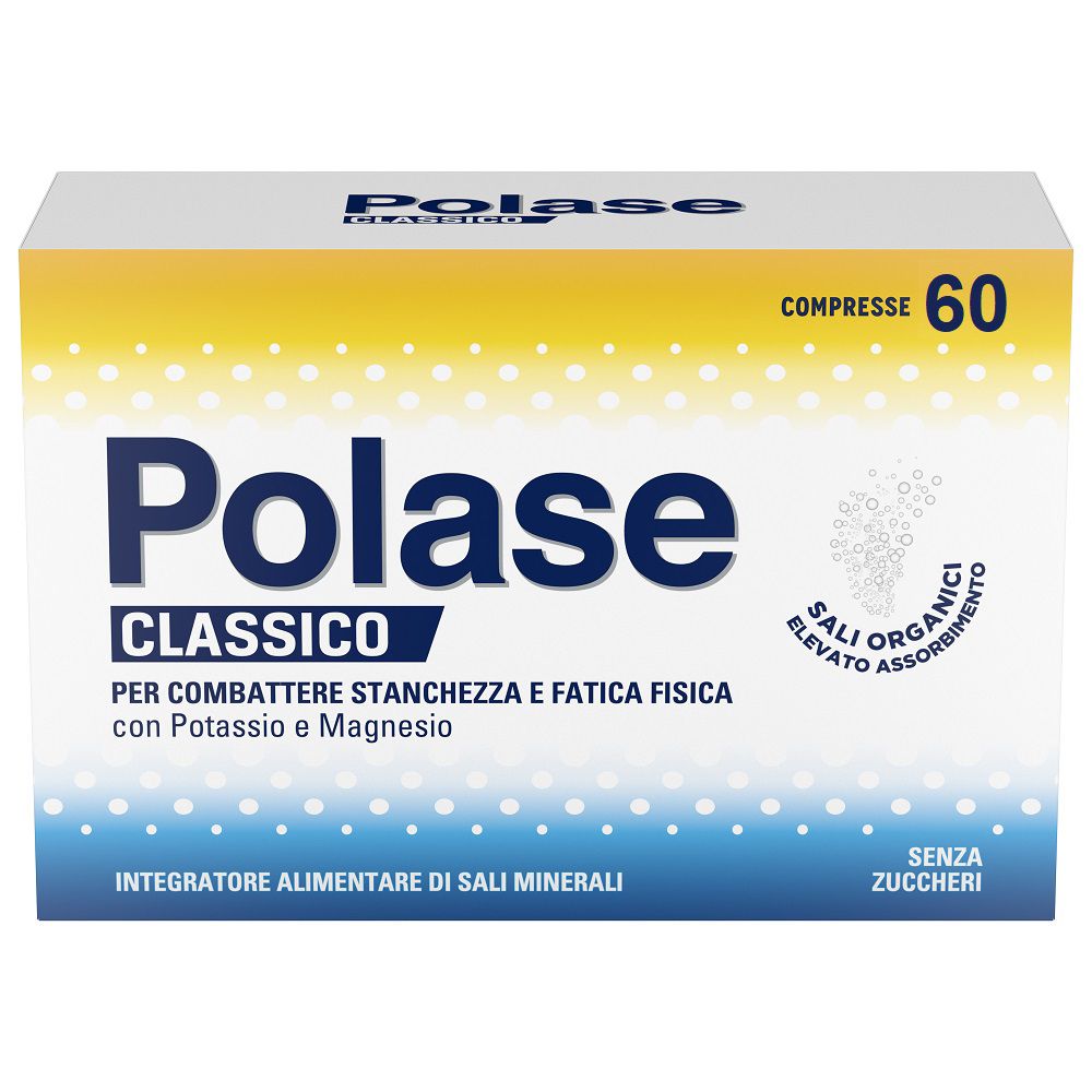 Polase Classico Magnesio Potassio Sali Minerali no zucchero, 60 compr