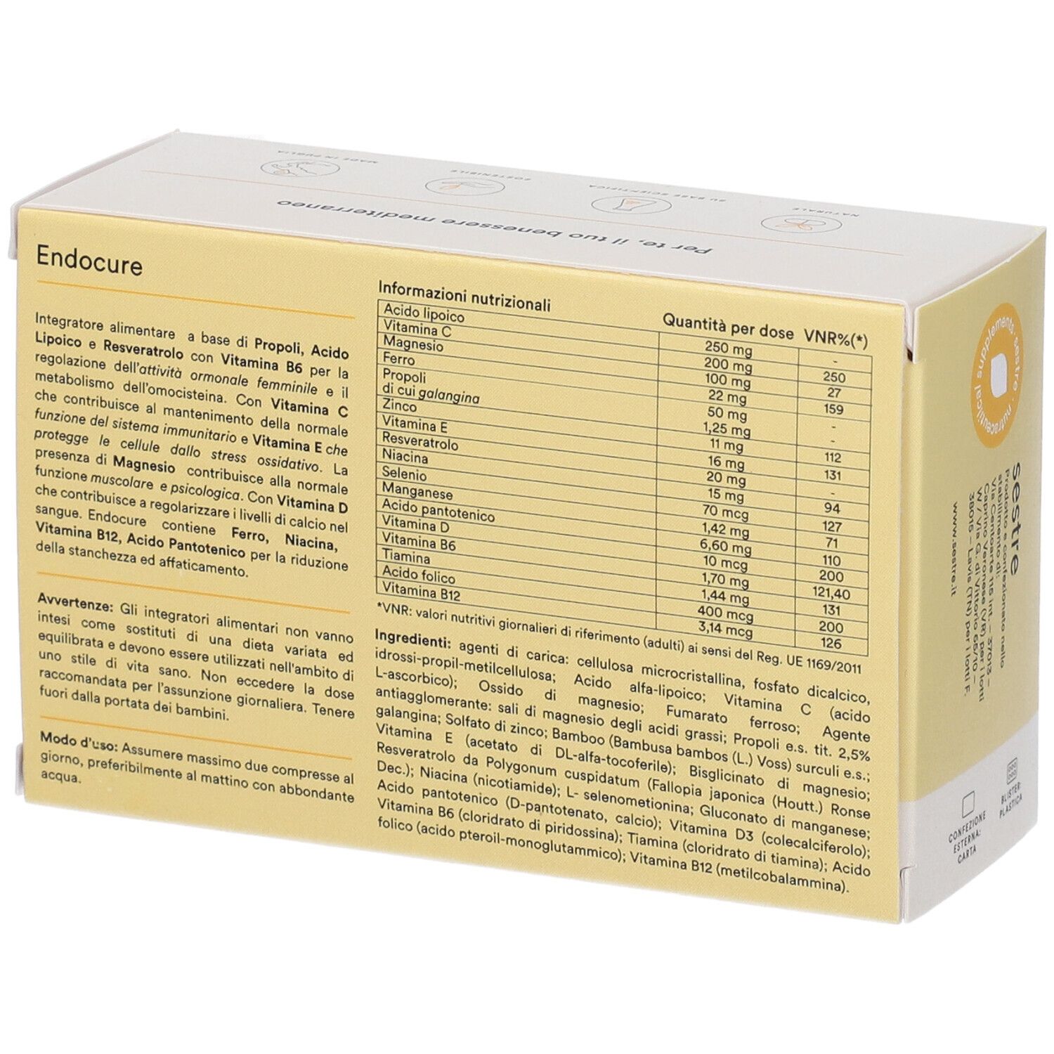 Sestre Endocure Compresse