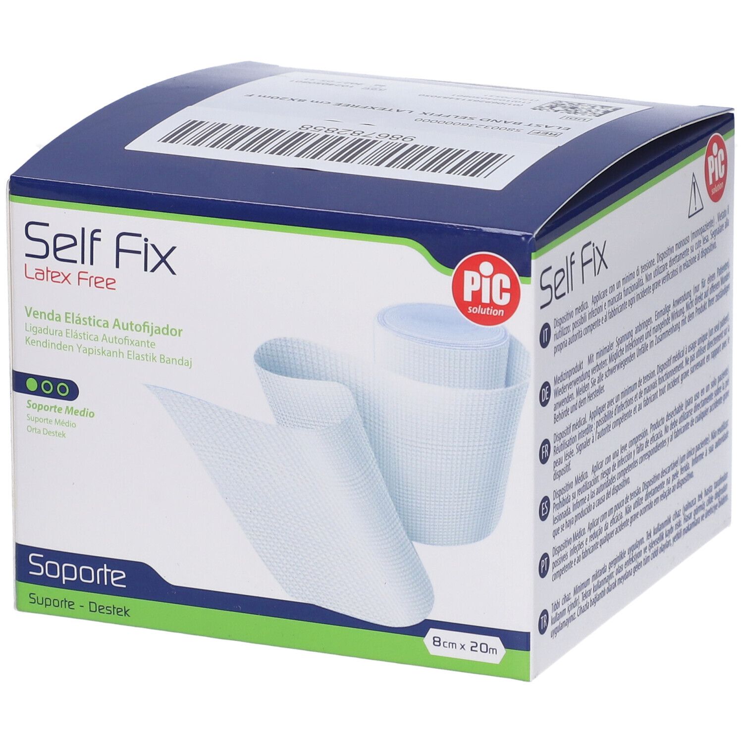 Benda Elastica Pic Selffix Senza Lattice M 20X8 Cm
